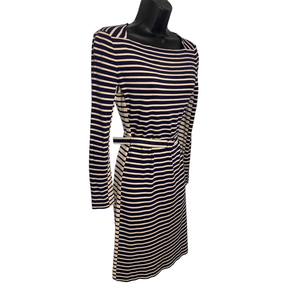 Tory Burch Callan Striped Long-Sleeve Dress Sz XS EUC - Picture 4 of 14